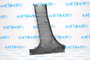 Center pillar trim lower right Mitsubishi Outlander 14-22 black, rubbed