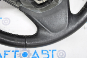 Naked steering wheel Mitsubishi Outlander 14-16 leather, worn