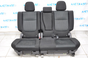 Rear row of seats 2 row Mitsubishi Outlander 14-15 pre-rest rag black