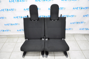 Rear row of seats 3 row Mitsubishi Outlander 14-19 cloth black