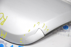 Rear bumper trim lower Mitsubishi Outlander 14-15 pre-rest dented, tears