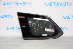 Rear left blind glass window Mitsubishi Outlander 14-20 black