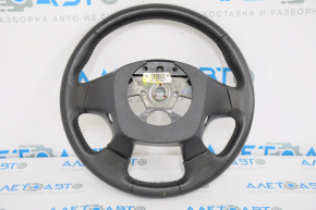 Nissan Pathfinder 13-16 black leather steering wheel