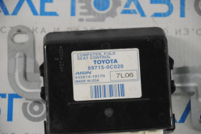 Computer, fold seat control Toyota Sequoia 08-16