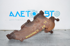 Left exhaust manifold for Ford Mustang mk6 15-17 3.7, rusty