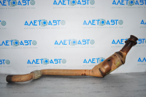 Left exhaust pipe with catalytic converter for Ford Mustang mk6 15-17 3.7
