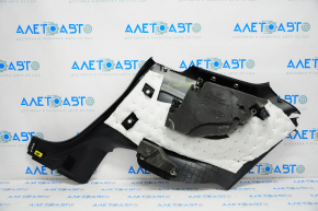 Black rear left Ford Mustang mk6 15-23 coupe, scratched
