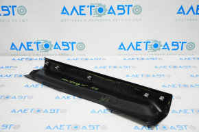 Door sill trim inner right Ford Mustang mk6 15-23 black, rubbed