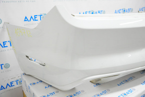 Rear bumper bare Ford Mustang mk6 15-17 without parking sensors white