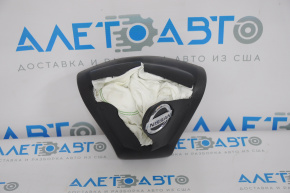 Airbag in steering wheel driver Nissan Pathfinder 13-20 black shot
