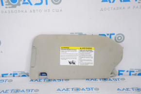 Right visor for Nissan Pathfinder 13-18, gray, without hook, with backlight