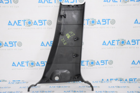Lower left center pillar trim for Nissan Pathfinder 13-20 black, type 1