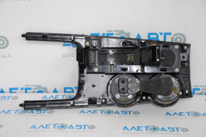 Nissan Pathfinder 13-16 AWD center console trim with cup holders, black