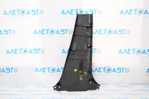 Center pillar trim lower left Nissan Versa Note 13-19 black