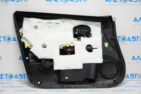 Door trim card front right Nissan Versa Note 13-19 black with beige insert