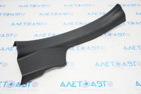 Door sill trim rear left Nissan Versa Note 13-19 black, scuffed