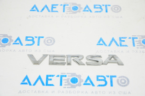 Emblem inscription Versa tailgate Nissan Versa Note 13-19