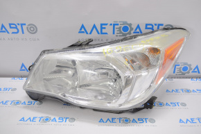 Headlight front left Subaru Forester 14-16 SJ prerest halogen, missing one mount, broken two