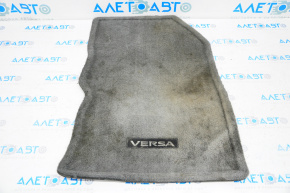 Carpet interior front right Nissan Versa Note 13-19 gray cloth
