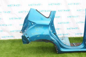 Quarter wing rear right Nissan Versa Note 13-17 green, dented, on the body