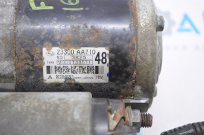 Starter Subaru Forester 14-18 SJ 2.5 automatic transmission is rusty on the Bendix