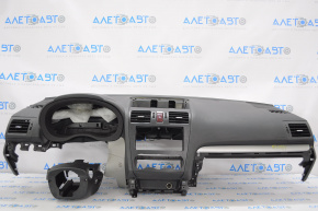 Torpedo front panel without AIRBAG Subaru Forester 14-15 SJ black