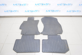 Set of floor mats for Subaru Forester 14-18 SJ rubber