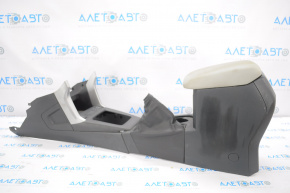 Console central armrest and cup holders Subaru Forester 14-18 SJ black with gray armrest