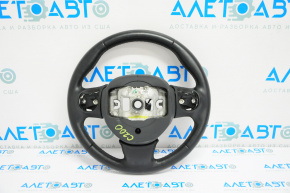 Chrysler 200 15-17 black leather steering wheel