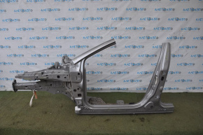 Front left quarter Chrysler 200 15-17 silver, with central pillar, dents on threshold