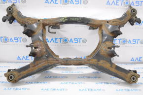 Subaru Forester 14-18 SJ AWD rear subframe is rusty, lever mounts are filed down, all S\B need replacing, mount is dented