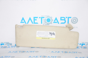 Left visor VW Tiguan 09-17 beige for dry cleaning