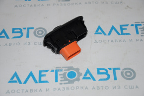 Rear left window lift control Ford Fiesta 11-19 black, manual, with black trim