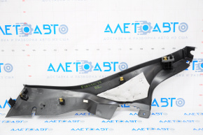 Rear pillar trim lower right Ford Fiesta 11-19 4d black