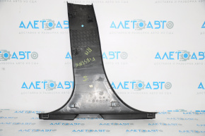 Center pillar trim lower right Ford Fiesta 11-19 black