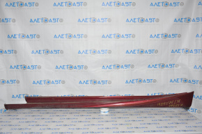 Left threshold Lexus IS 14-20 red