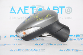 Right side mirror complete Ford Fiesta 11-19 5 pins, turn signal, graphite