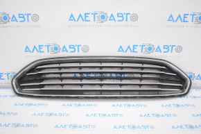 Radiator grille complete with frame Ford Fusion mk5 13-16 no 1 molding in the center, mount torn off