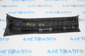 Nissan Murano z52 15-16 black inner rear right door sill trim, 2 stripes