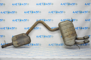 Muffler rear part resonator with barrel VW Tiguan 09-18 FWD
