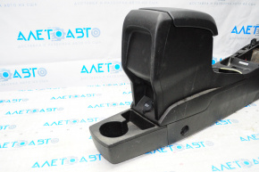 Central console armrest and cup holders Ford Fiesta 11-19 black