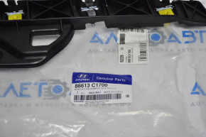 Rear bumper mount left Hyundai Sonata 15-19