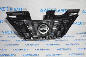 Grille radiator grill Nissan Rogue 17- no camera, no radar, no emblem