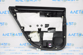 Door trim card rear right Nissan Sentra 13-15 black leather, defect