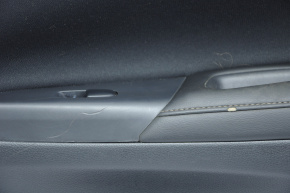 Door trim card rear right Nissan Sentra 13-15 black leather, defect