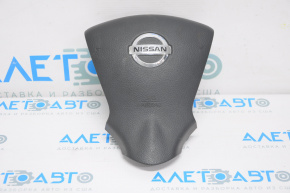 Airbag in steering wheel drives Nissan Sentra 13-19 black without buttons breakage guide