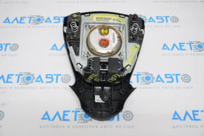 Airbag in steering wheel drives Nissan Sentra 13-19 black without buttons breakage guide