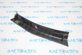 Door sill trim rear left Nissan Sentra 13-17 black, worn