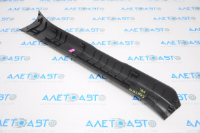 Door sill trim front right Nissan Sentra 13-17 black, worn
