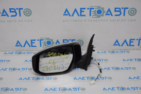 Left side mirror complete Nissan Sentra 16-19 rest 3 pins, silver